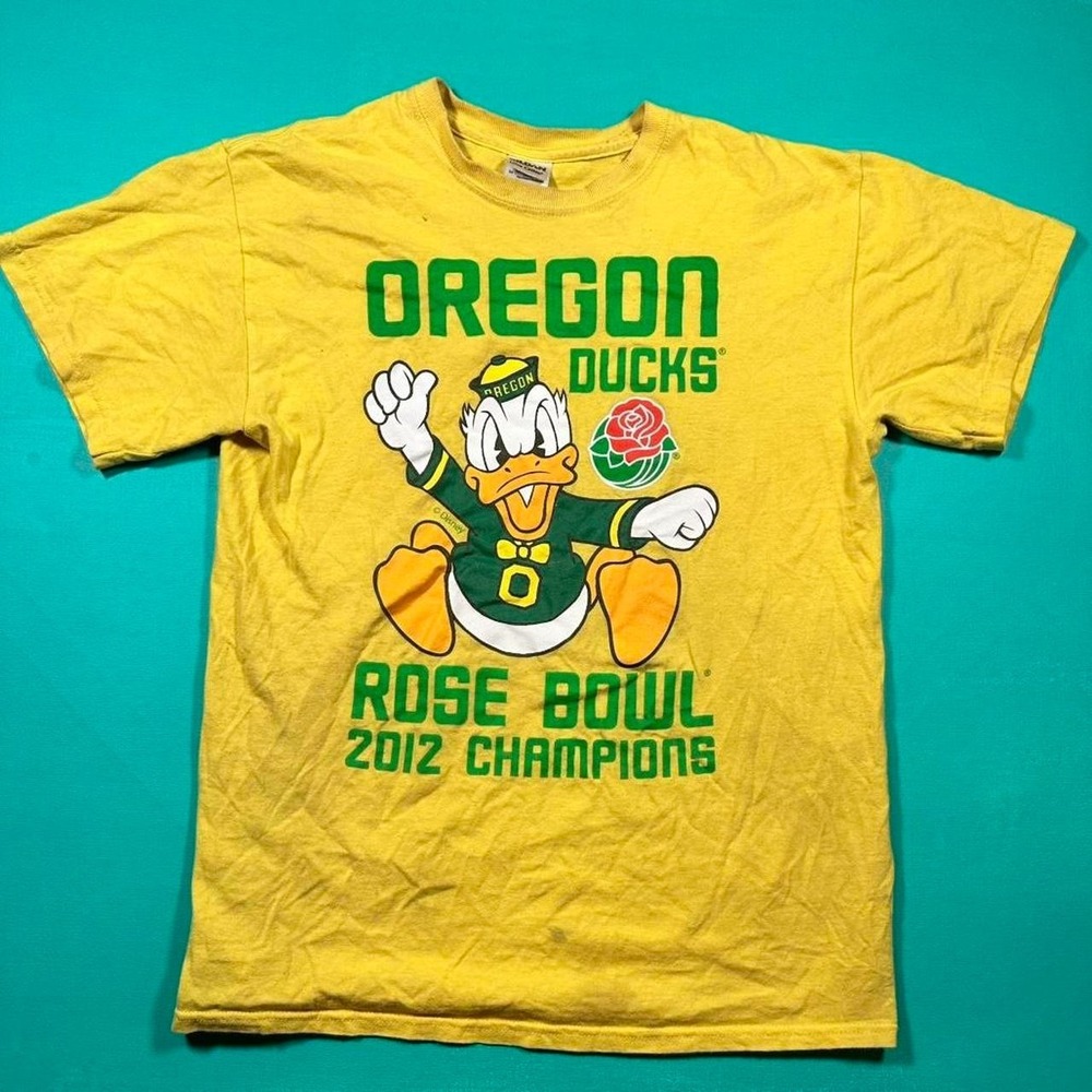 2012 Oregon ducks rose bowl champions graphic tee Donald Duck Oregon t shirt